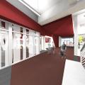 Stadium Field House Corridor